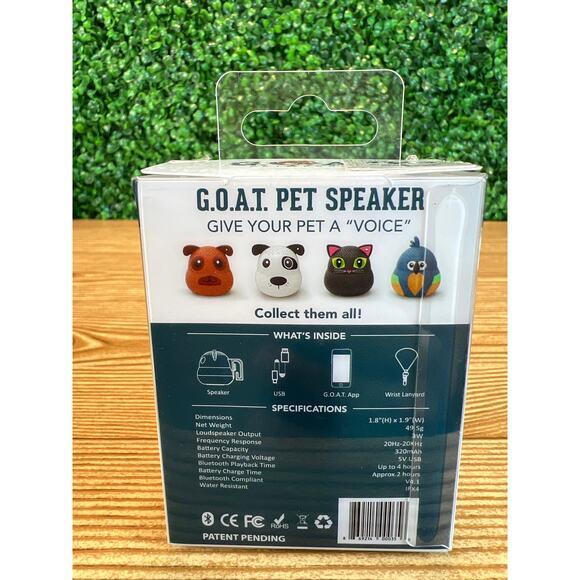 New G.O.A.T. Bluetooth Pet Speaker - Spot Dog - Shark Tank Winner 2018 ! - Picture 3 of 6